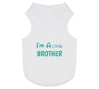 Azeeda 'I'm A Little Brother' Pet Dog/Cat T-Shirt, L (PT00152683)