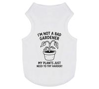 Azeeda 'Im Not a Bad Gardener' Pet Dog/Cat T-Shirt, L (PT00155327)