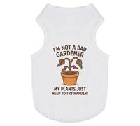 Azeeda 'Im Not a Bad Gardener' Pet Dog/Cat T-Shirt, L (PT00155331)
