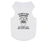 Azeeda 'Im Not a Bad Gardener' Pet Dog/Cat T-Shirt, XS (PT00155324)