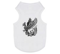 Azeeda 'Immortal Phoenix Bird' Pet Dog/Cat T-Shirt, S (PT00133977)