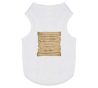 Azeeda 'In That Book Which Is My Memory' Pet Dog/Cat T-Shirt, XS (PT00148072)