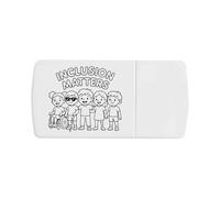 Azeeda 'Inclusion Matters' Pill Box with Tablet Splitter (PI00036999)