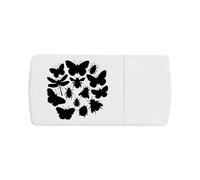Azeeda 'Insect Silhouettes' Pill Box with Tablet Splitter (PI00035616)