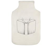 Azeeda 'Intellectual Kitty' Hot Water Bottle Cover (HW00051623)