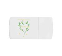 Azeeda 'Invitation to A Wedding' Pill Box with Tablet Splitter (PI00042190)