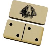 Azeeda 'Irish Setter Dog Portrait' Domino Set & Box (DM00054032)