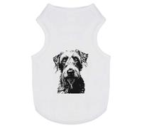 Azeeda 'Irish Wolfhound Portrait' Pet Dog/Cat T-Shirt, L (PT00149651)