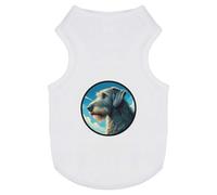 Azeeda 'Irish Wolfhound Portrait' Pet Dog/Cat T-Shirt, L (PT00166907)
