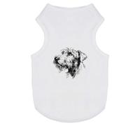 Azeeda 'Irish Wolfhound Portrait' Pet Dog/Cat T-Shirt, M (PT00172294)