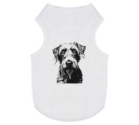 Azeeda 'Irish Wolfhound Portrait' Pet Dog/Cat T-Shirt, S (PT00149649)
