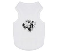 Azeeda 'Irish Wolfhound Portrait' Pet Dog/Cat T-Shirt, S (PT00172293)