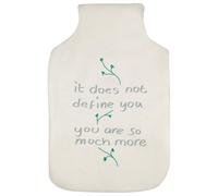 Azeeda 'It Does Not Define You' Hot Water Bottle Cover (HW00044795)