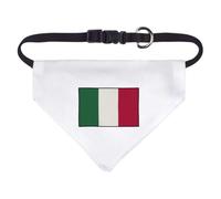 Azeeda 'Italy Flag' Pet Bandana - White, S (PD00086103)