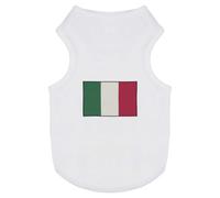 Azeeda 'Italy Flag' Pet T-Shirt - White, M (PT00195778)