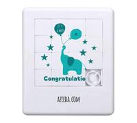 Azeeda 'It's A Boy' Sliding Puzzle (PZ00039440)