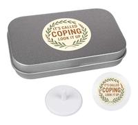 Azeeda 'It's Called Coping. Look It Up' Golf Markers Gift Set (GO00082667)