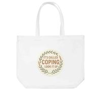 Azeeda 'It's Called Coping. Look It Up' Tote Shopping Bag For Life (BG00083680)