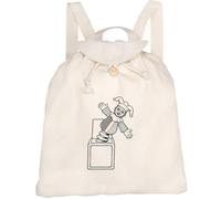 Azeeda 'Jack in the Box' Canvas Rucksack/Backpack (RK00051004) | Drawstring Day Bag for School, Travel, Books and Outdoor Use