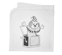 Azeeda 'Jack In The Box' Cotton Baby Blanket/Shawl (BY00049568)