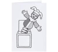 Azeeda 'Jack in the Box' Greeting Card - A4 (GC00100240)