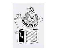 Azeeda 'Jack In The Box' Temporary Tattoo - A6 (TO00101359)
