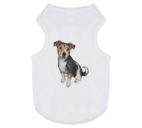 Azeeda 'Jack Russell Terrier' Pet Dog/Cat T-Shirt, M (PT00091074)
