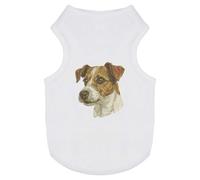 Azeeda 'Jack Russell Terrier Portrait' Pet Dog/Cat T-Shirt, S (PT00173885)
