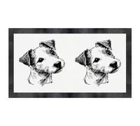 Azeeda 'Jack Russell Terrier Portrait' Pet Feeding Mat (PM00037967)