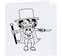 Azeeda 'Jack The Ripper' Greeting Card - Square (GC00007768)