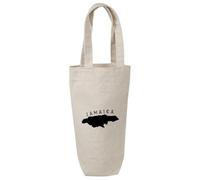 Azeeda 'Jamaica Map' Cotton Wine Bottle Gift/Travel Bag (BL00049452)
