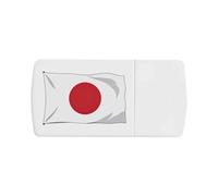 Azeeda 'Japan Flag' Pill Box with Tablet Splitter (PI00042882)