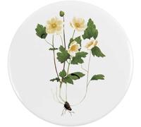 Azeeda 'Japanese Anemone Flower' Button Badge - 58mm (BB00171686)