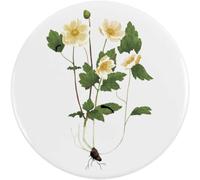 Azeeda 'Japanese Anemone Flower' Button Badge - 77mm (BB00171685)