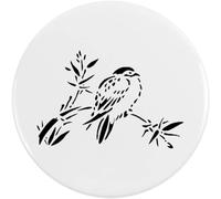 Azeeda 'Japanese Bird On Branch' Button Badge - 58mm (BB00172760)