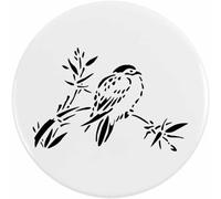 Azeeda 'Japanese Bird On Branch' Button Badge - 77mm (BB00172759)
