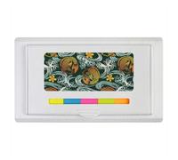 Azeeda 'Japanese Koi Carp Pattern' Sticky Note Ruler Pad (ST00042649)