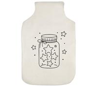 Azeeda 'Jar of Stars' Hot Water Bottle Cover (HW00041937)