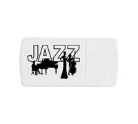 Azeeda 'Jazz Trio' Pill Box with Tablet Splitter (PI00042973)