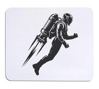 Azeeda 'Jet Pack Man Flying' Mouse Mat/Desk Pad (MO00041071)