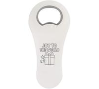 Azeeda 'Joy to The World' Bottle Opener Fridge Magnet (BO00097518)