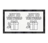 Azeeda 'Joy to the world' Pet Feeding Mat (PM00032918)