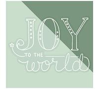 Azeeda 'Joy To The World' Window Cling - White, 46cm (WC00024843)