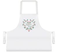 Azeeda 'Joyeux Noel Heart' Unisex Cooking Apron (AP00074393)