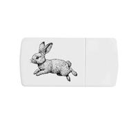 Azeeda 'Jumping Bunny' Pill Box with Tablet Splitter (PI00040243)
