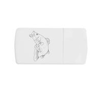Azeeda 'Jumping Carp' Pill Box with Splitter (PI00045929)