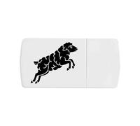 Azeeda 'Jumping Sheep' Pill Box with Splitter (PI00044826)