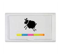Azeeda 'Jumping Sheep' Sticky Note Ruler Pad (ST00047671)