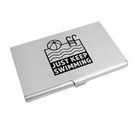 Azeeda 'Just Keep Swimming Pool' Business Card Holder/Credit Card Wallet (CH00048783)