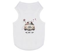 Azeeda 'Just Married Couple Car' Pet Dog/Cat T-Shirt, XS (PT00135764)